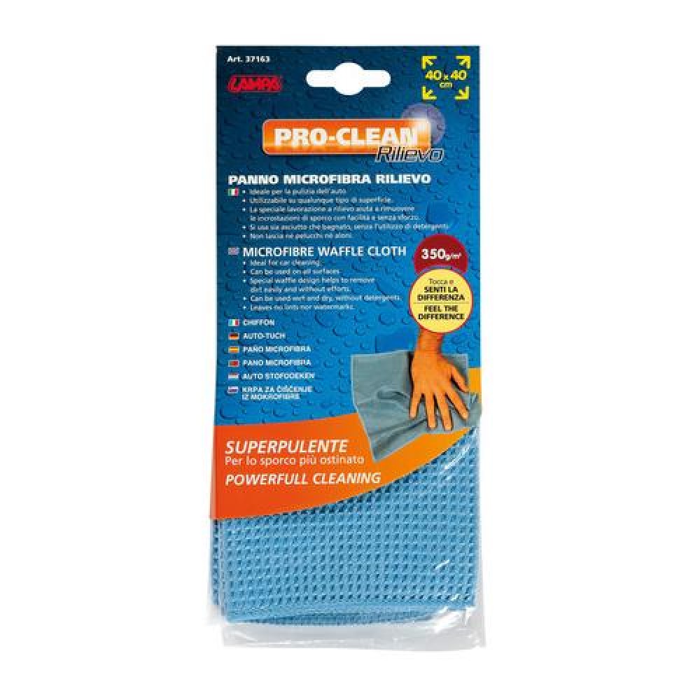 ΠΑΝΙ ΓΙΑ ΣΤΕΓΝΩΜΑ/ΣΚΟΥΠΙΣΜΑ ΜΕ ΜΙΚΡΟΙΝΕΣ (MICROFIBRE) ΚΥΨΕΛΩΤΟ/ΑΝΑΓΛΥΦΟ ΜΠΛΕ 40x40cm - L3716.3 ΠΑΝΙ PRO-CLEAN ΓΙΑ ΣΤΕΓΝΩΜΑ ΝΕΡΟΥ ΚΑΙ ΣΚΟΥΠΙΣΜΑ ΜΕ ΜΙΚΡΟΙΝΕΣ ΚΑΙ ΚΥΨΕΛΕΣ ΜΠΛΕ 40x40cm 350g/m2