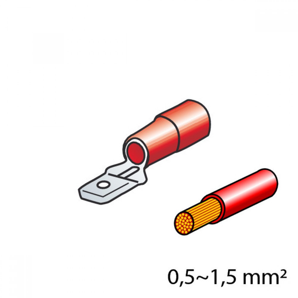 ΦΙΣΑΚΙΑ 6.3 x 0.8mm (10τμχ.) - 4507.1-LM ΦΙΣΑΚΙΑ 6.3 x 0.8mm (10τμχ.)