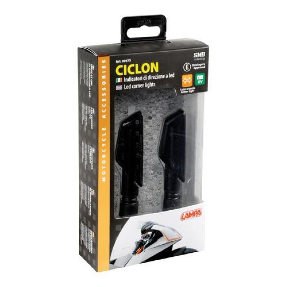 ΦΛΑΣ ΜΟΤΟ CICLON ΜΑΥΡΑ 12V SMD LED 91x25mm - 9047.3-LM ΦΛΑΣ ΜΟΤΟ CICLON ΜΑΥΡΑ 12V SMD LED 91x25mm