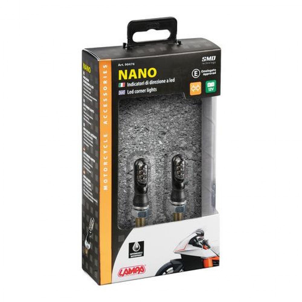 ΦΛΑΣ ΜΟΤΟ NANO LED 12V 35x18mm ΜΑΥΡΑ 2 ΤΕΜ. - 9047.6-LM ΦΛΑΣ ΜΟΤΟ NANO LED 12V 35x18mm ΜΑΥΡΑ 2 ΤΕΜ.