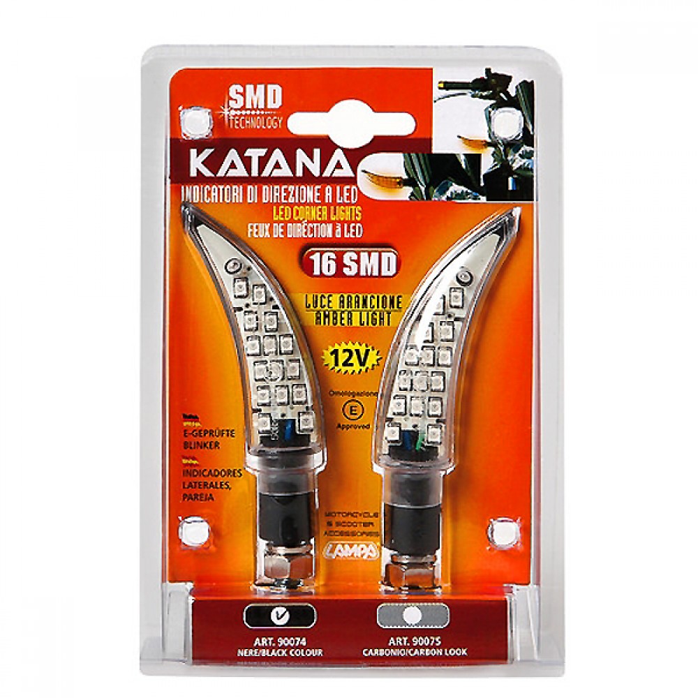 ΦΛΑΣ ΜΟΤΟ KATANA / 16 LED 12V - 9007.4-LM ΦΛΑΣ ΜΟΤΟ KATANA / 16 LED 12V