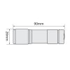 Φακός TOURING 9LED 1200MCD 90x26mm - L7202.2 Φακός TOURING 9LED 1200MCD 90x26mm