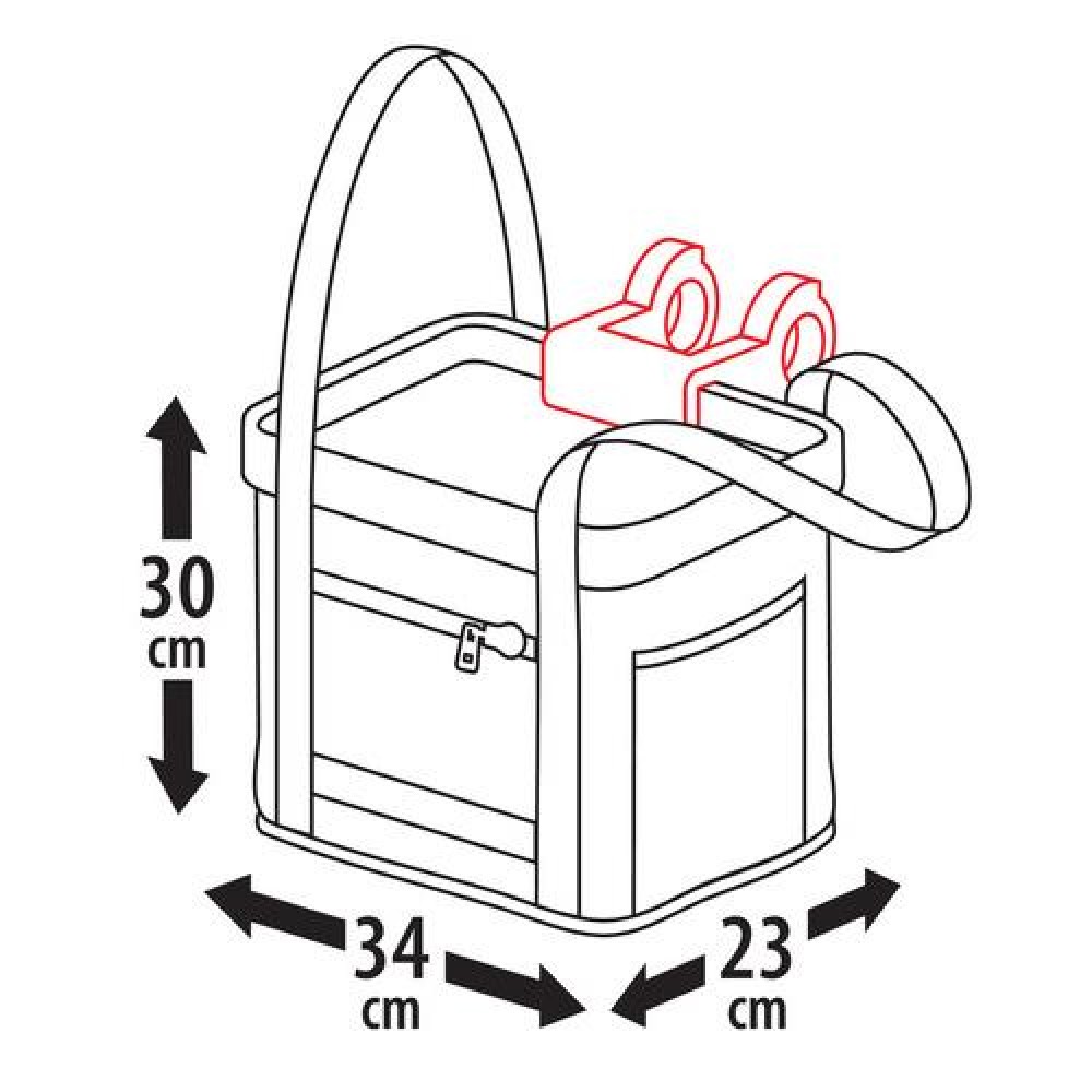 ΤΣΑΝΤΑ ΠΟΔΗΛΑΤΟΥ ΜΕ ΚΛΙΠ EASY-BASKET 14L 34x30x23cm MAX 5kg - 9453.5-LB ΤΣΑΝΤΑ ΠΟΔΗΛΑΤΟΥ ΜΕ ΚΛΙΠ EASY-BASKET 14L 34x30x23cm MAX 5kg