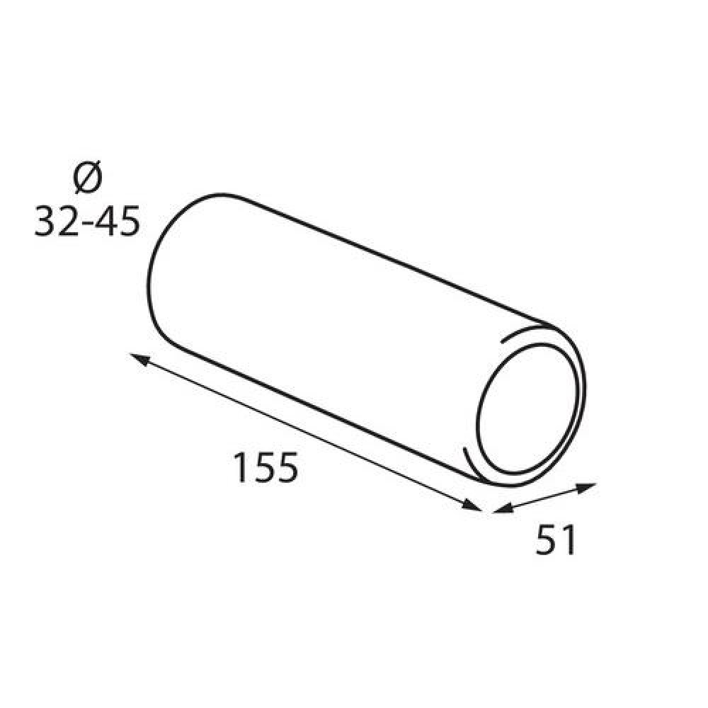 ΑΚΡΟ ΕΞΑΤΜΙΣΗΣ ΣΤΡΟΓΓΥΛΟ Τ-5 32-45mm - L6010.0 ΑΚΡΟ ΕΞΑΤΜΙΣΗΣ ΣΤΡΟΓΓΥΛΟ Τ-5 32-45mm
