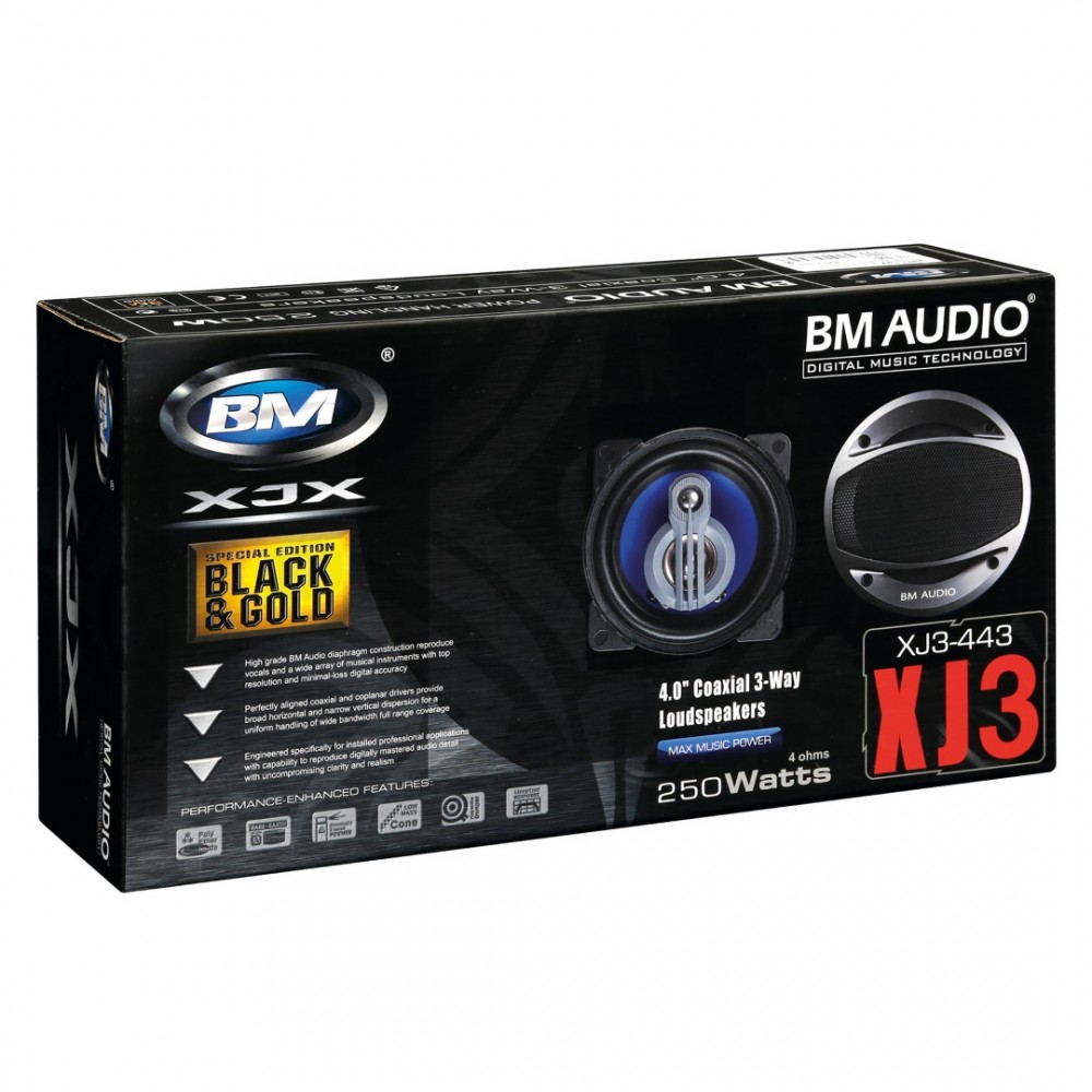 ΗΧΕΙΑ XJ3 SERIES 250W 100mm 3 ΔΡΟΜΩΝ 2ΤΕΜ. - L4046.4 ΗΧΕΙΑ XJ3 SERIES 250W 100mm 3 ΔΡΟΜΩΝ 2ΤΕΜ.