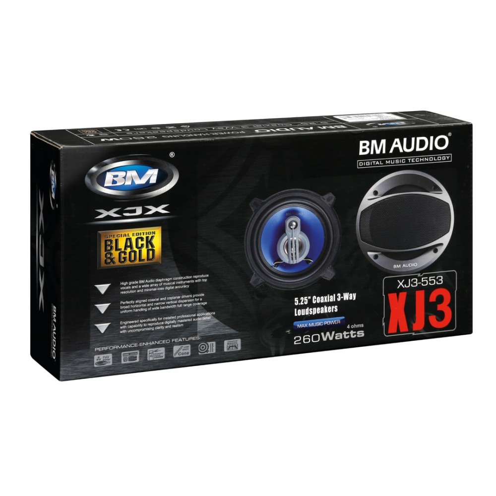 ΗΧΕΙΑ XJ3 SERIES 260W 130mm 3 ΔΡΟΜΩΝ 2ΤΕΜ. - L4046.5 ΗΧΕΙΑ XJ3 SERIES 260W 130mm 3 ΔΡΟΜΩΝ 2ΤΕΜ.