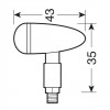 ΦΛΑΣ ΜΟΤΟ DROP 12V SMD LED (35x43mm) ΧΡΩΜΙΟ -2 ΤΕΜ. - 9048.3-LM ΦΛΑΣ ΜΟΤΟ DROP 12V SMD LED (35x43mm) ΧΡΩΜΙΟ -2 ΤΕΜ.