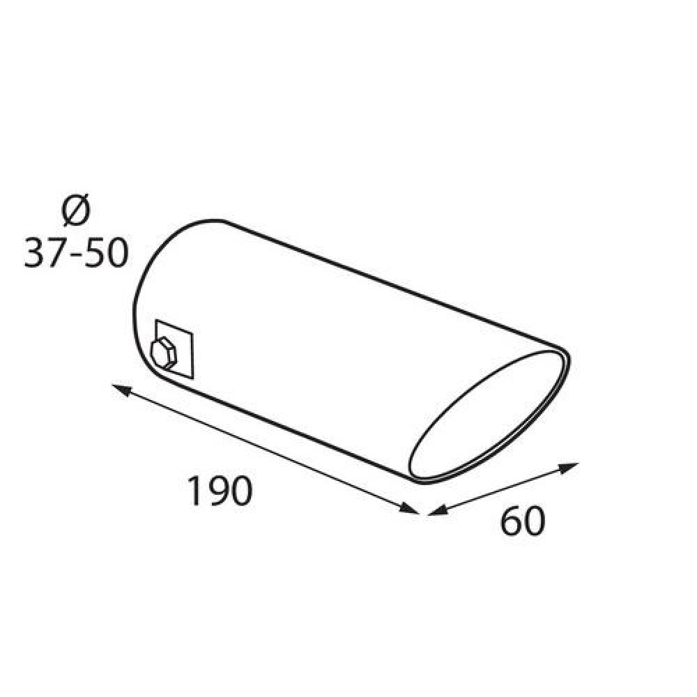 ΑΚΡΟ ΕΞΑΤΜΙΣΗΣ T4 37-50mm ΚΟΦΤΟ - L6000.0 ΑΚΡΟ ΕΞΑΤΜΙΣΗΣ T4 37-50mm ΚΟΦΤΟ