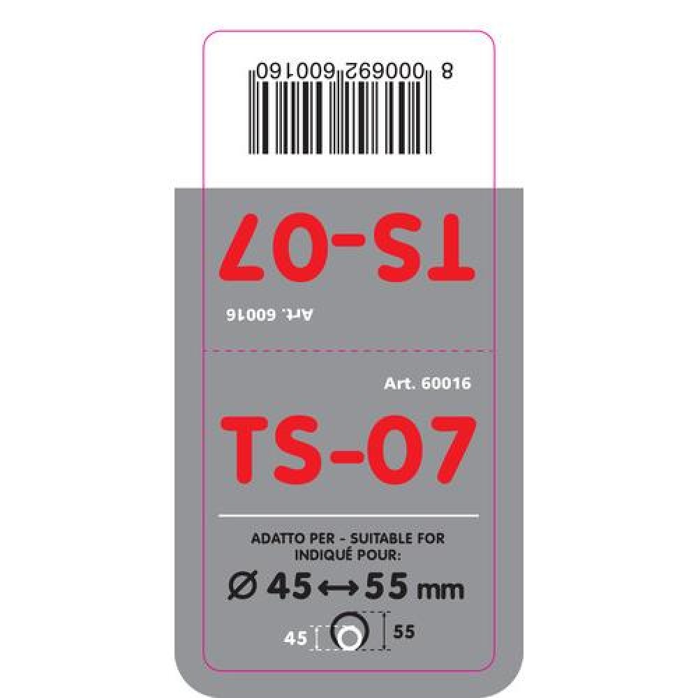 ΑΚΡΟ ΕΞΑΤΜΙΣΗΣ TS-07 45-55mm - ΣΤΡΟΓΓΥΛΟ ΚΟΦΤΟ - L6001.6 ΑΚΡΟ ΕΞΑΤΜΙΣΗΣ TS-07 45-55mm - ΣΤΡΟΓΓΥΛΟ ΚΟΦΤΟ