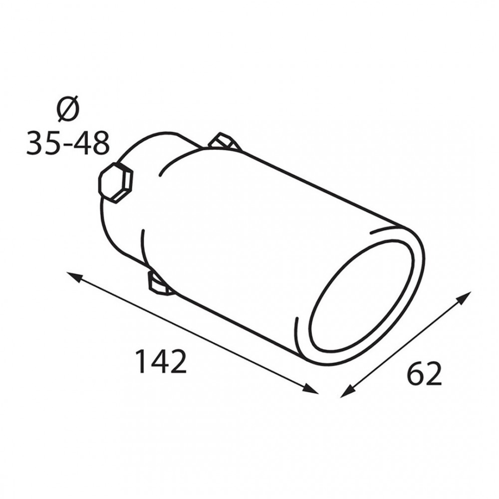 ΑΚΡΟ ΕΞΑΤΜΙΣΗΣ TS-06 35-48mm - ΣΤΡΟΓΓΥΛΟ ΚΟΦΤΟ - L6001.5 ΑΚΡΟ ΕΞΑΤΜΙΣΗΣ TS-06 35-55mm - ΣΤΡΟΓΓΥΛΟ ΚΟΦΤΟ