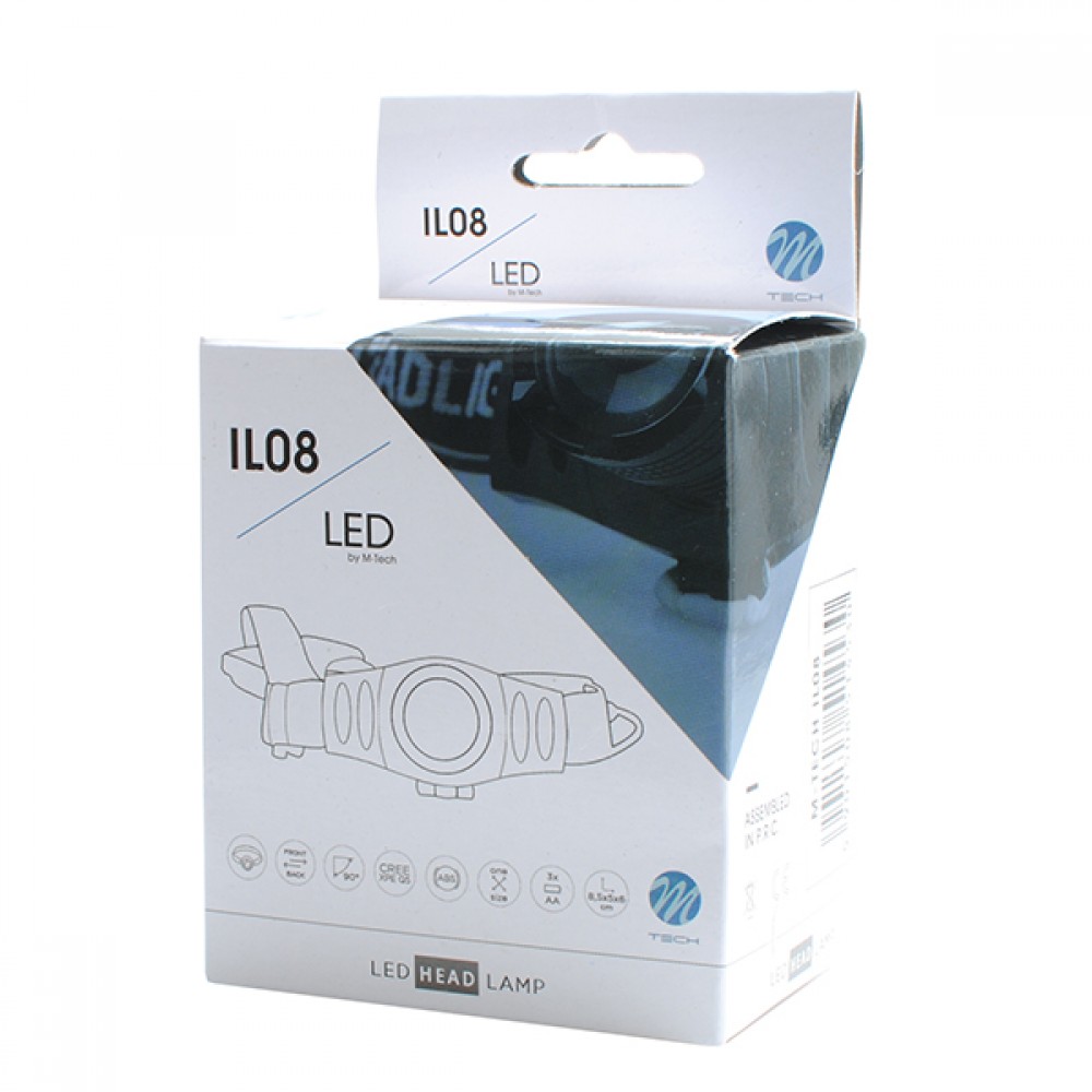 ΦΑΚΟΣ ΚΕΦΑΛΗΣ ΕΡΓΑΣΙΑΣ 150 lm 1 CREE LED ΛΕΥΚΟΥ ΦΩΤΙΣΜΟΥ ΚΑΙ ΜΕ 3 ΛΕΙΤΟΥΡΓΙΕΣ (50 x 40 x 75 mm) M-TECH - IL08/MT ΦΑΚΟΣ ΚΕΦΑΛΗΣ ΕΡΓΑΣΙΑΣ 150 lm 1 CREE LED ΛΕΥΚΟΥ ΦΩΤΙΣΜΟΥ ΚΑΙ ΜΕ 3 ΛΕΙΤΟΥΡΓΙΕΣ (50 x 40 x 75 mm) M-TECH