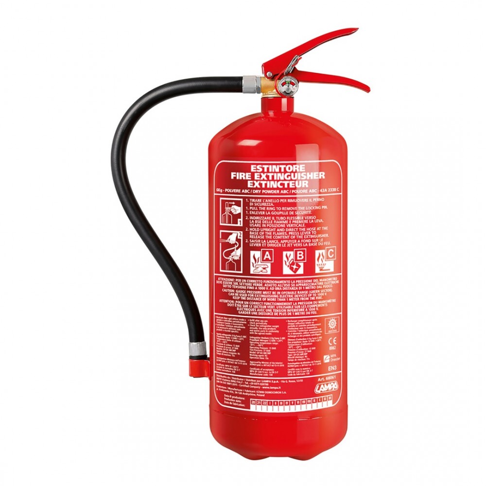 ΠΥΡΟΣΒΕΣΤΗΡΑΣ ΣΚΟΝΗΣ ABC 6KG ΜΕ ΜΑΝΟΜΕΤΡΟ CE EN3-7 - L6806.1 ΠΥΡΟΣΒΕΣΤΗΡΑΣ ΣΚΟΝΗΣ ABC 6KG ΜΕ ΜΑΝΟΜΕΤΡΟ CE EN3-7