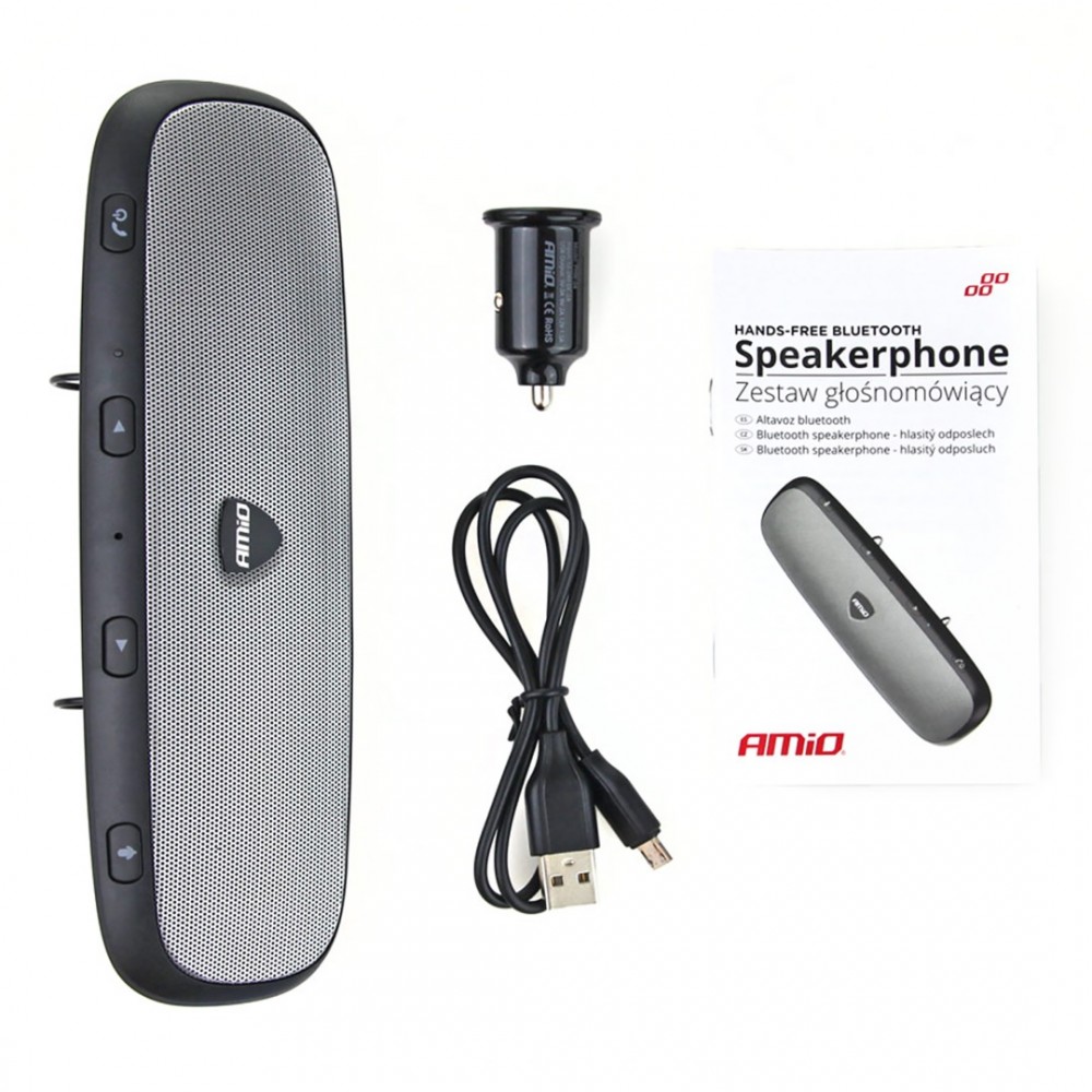 ΦΟΡΗΤΟ BLUETOOTH CAR KIT ΜΕ ΗΧΕΙΟ ΚΑΙ ΚΛΙΠ HFB-01 ME ΑΝΟΙΧΤΗ ΑΚΡΟΑΣΗ AMiO - 1 ΤΕΜ. - 02248/AM ΦΟΡΗΤΟ BLUETOOTH CAR KIT ΜΕ ΗΧΕΙΟ ΚΑΙ ΚΛΙΠ HFB-01 ME ΑΝΟΙΧΤΗ ΑΚΡΟΑΣΗ AMiO - 1 ΤΕΜ.