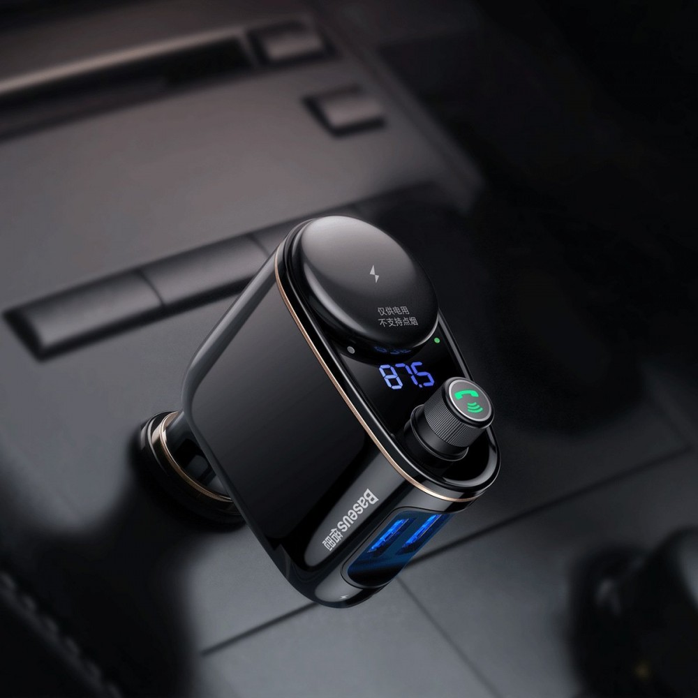 FM TRANSMITTER BLUETOOTH/2x USB 12-24V BASEUS - BAS27641/AM FM TRANSMITTER BLUETOOTH/2x USB 12-24V BASEUS - BAS27641/AM