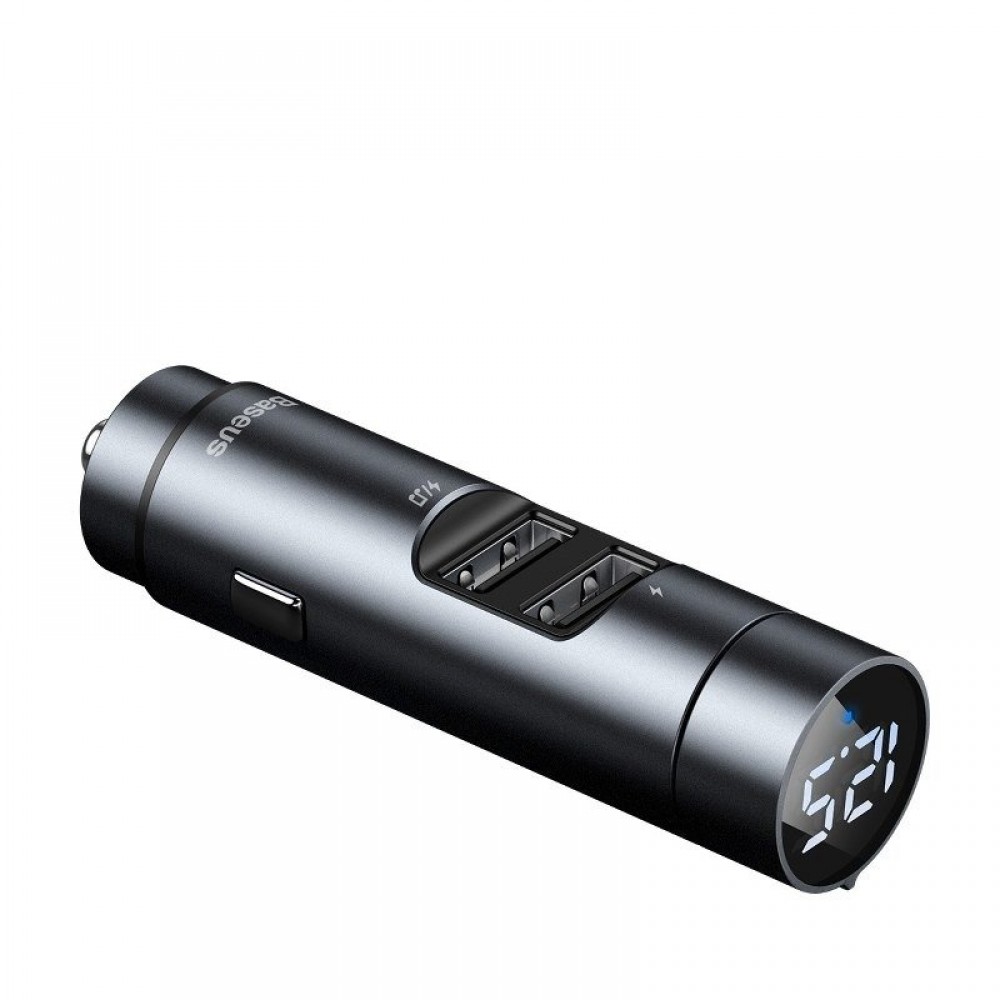 FM TRANSMITTER ΚΑΙ POWER BANK BLUETOOTH/2x USB 12-24V BASEUS - BAS21574/AM FM TRANSMITTER ΚΑΙ POWER BANK BLUETOOTH/2x USB 12-24V BASEUS - BAS21574/AM