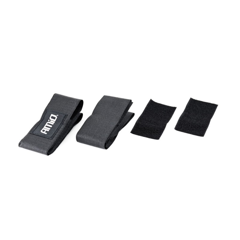 ΙΜΑΝΤΕΣ VELCRO 59x5cm ΜΕ ΑΥΤΟΚΟΛΛΗΤΑ 10x5cm ΜΑΥΡΟ ΓΙΑ ΣΤΗΡΙΞΗ ΠΥΡΟΣΒΕΣΤΗΡΑ AMiO - 2 ΤΕΜ.
