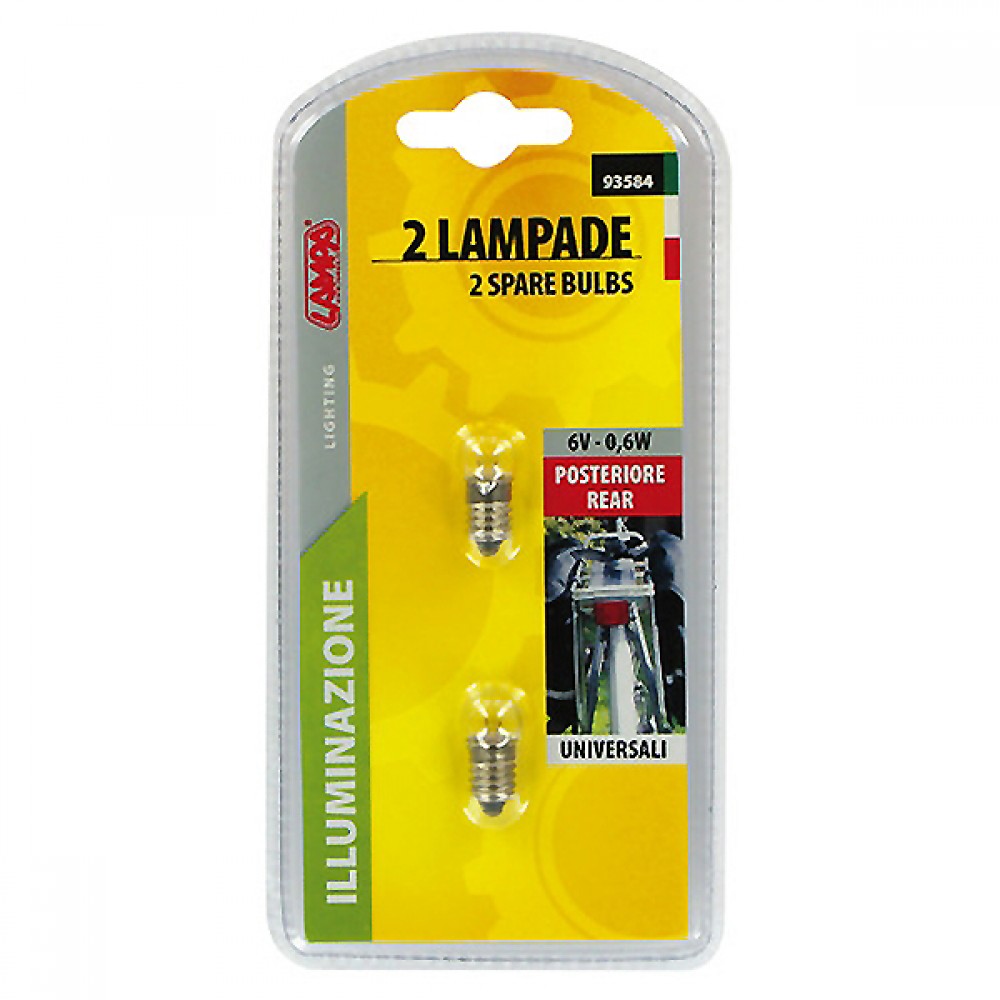 ΣΕΤ ΛΑΜΠΑΚΙΑ ΠΟΔΗΛΑΤΟΥ (6V-0,6W) - 9358.4-LB ΣΕΤ ΛΑΜΠΑΚΙΑ ΠΟΔΗΛΑΤΟΥ (6V-0,6W)