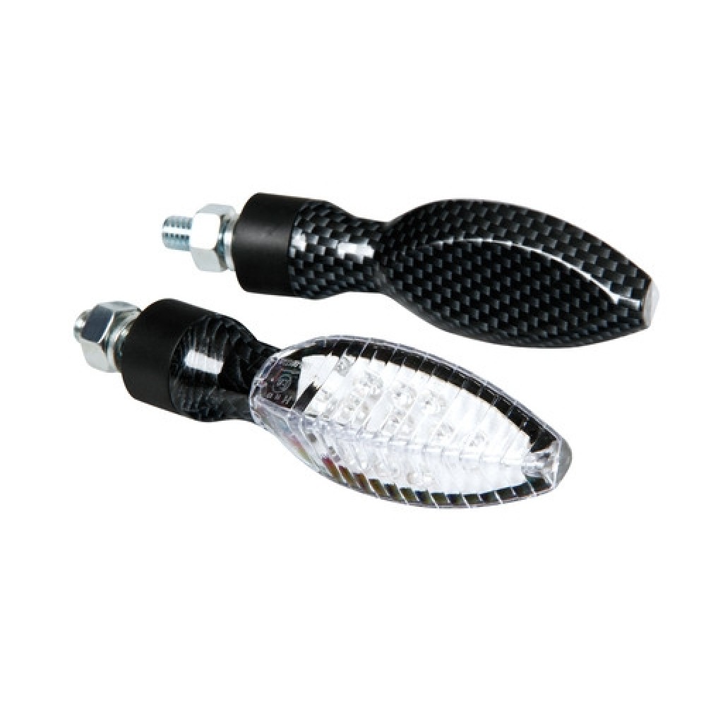ΦΛΑΣ MOTO KINESIS CARBON 12V+LED - 9006.8-LM ΦΛΑΣ MOTO KINESIS CARBON 12V+LED
