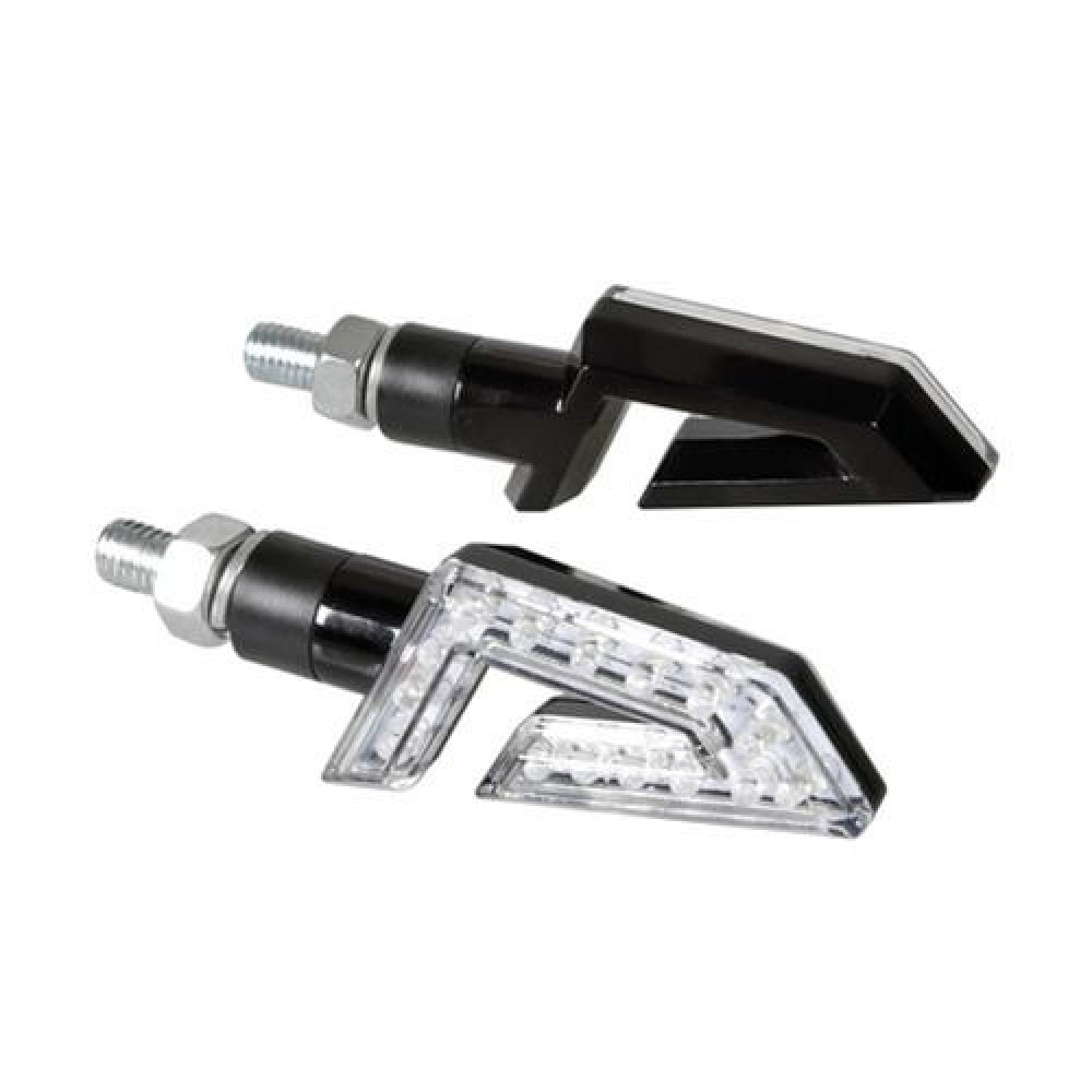 Φλάς KAP Μάυρο με LED 75x27mm - 9024.6-LM Φλάς KAP Μάυρο με LED 75x27mm