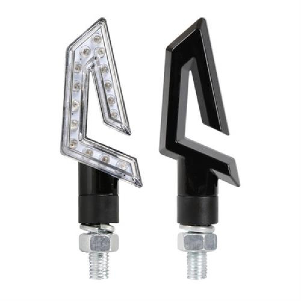 Φλάς KAP Μάυρο με LED 75x27mm - 9024.6-LM Φλάς KAP Μάυρο με LED 75x27mm