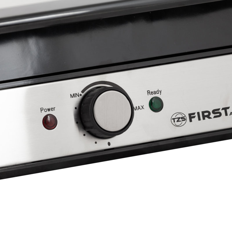 First Austria FA-5344-2 Τοστιέρα – grill με αποσπώμενες αντικολλητικές πλάκες και θερμοστάτη – 2000 W
