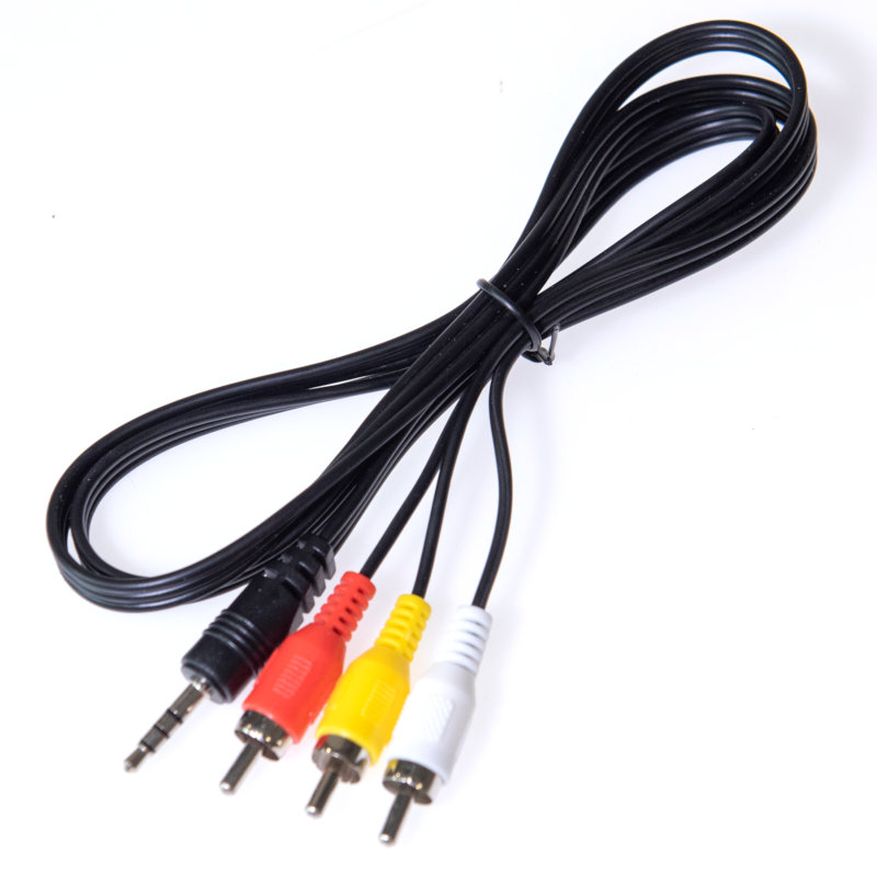 Osio OSK-1116 Καλώδιο 3.5 mm – 17 mm σε 3 AV RCA – 1 m