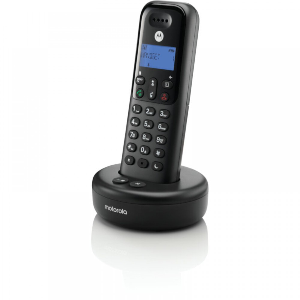 Motorola T511+ Black (Ελληνικό Μενού) Ασύρματο τηλέφωνο με τηλεφωνητή, φραγή αριθμών, ανοιχτή ακρόαση και Do Not Disturb - T511+ Motorola T511+ Black (Ελληνικό Μενού) Ασύρματο τηλέφωνο με τηλεφωνητή, φραγή αριθμών, ανοιχτή ακρόαση και Do Not Disturb - T511+