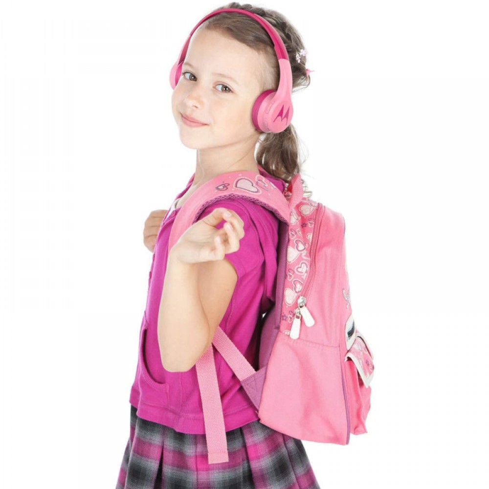 Motorola SQUADS 300 Pink Ενσύρματα / Ασύρματα Bluetooth on ear παιδικά ακουστικά Hands Free με splitter - SQUADS 300 PINK Motorola SQUADS 300 Pink Ενσύρματα / Ασύρματα Bluetooth on ear παιδικά ακουστικά Hands Free με splitter - SQUADS 300 PINK