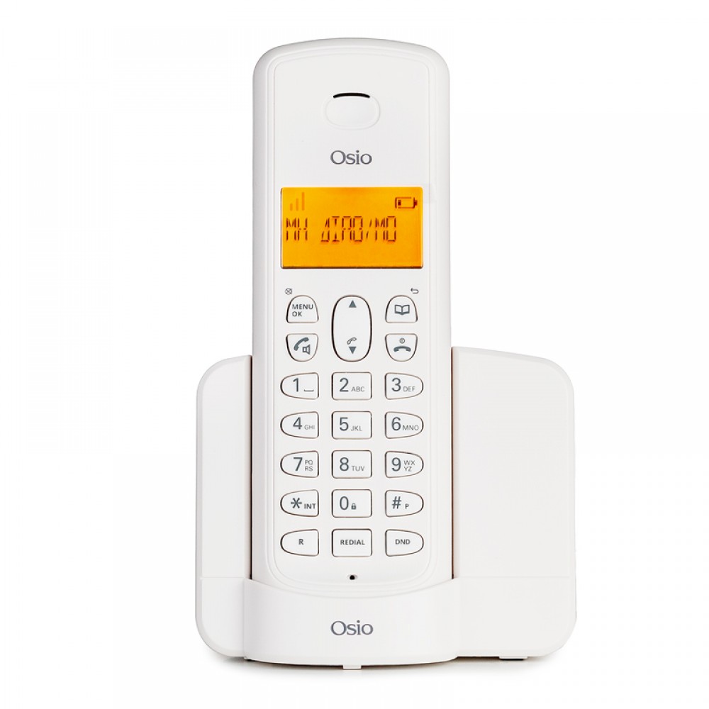 Osio OSD-8910W Λευκό (Ελληνικό Μενού) Ασύρματο τηλέφωνο με ανοιχτή ακρόαση και 50 μνήμες τηλεφωνικού καταλόγου - OSD-8910W Osio OSD-8910W Λευκό (Ελληνικό Μενού) Ασύρματο τηλέφωνο με ανοιχτή ακρόαση και 50 μνήμες τηλεφωνικού καταλόγου - OSD-8910W