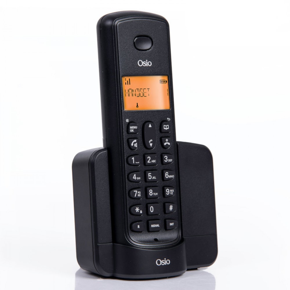 Osio OSD-8910B Μαύρο (Ελληνικό Μενού) Ασύρματο τηλέφωνο με ανοιχτή ακρόαση και 50 μνήμες τηλεφωνικού καταλόγου - OSD-8910B Osio OSD-8910B Μαύρο (Ελληνικό Μενού) Ασύρματο τηλέφωνο με ανοιχτή ακρόαση και 50 μνήμες τηλεφωνικού καταλόγου - OSD-8910B