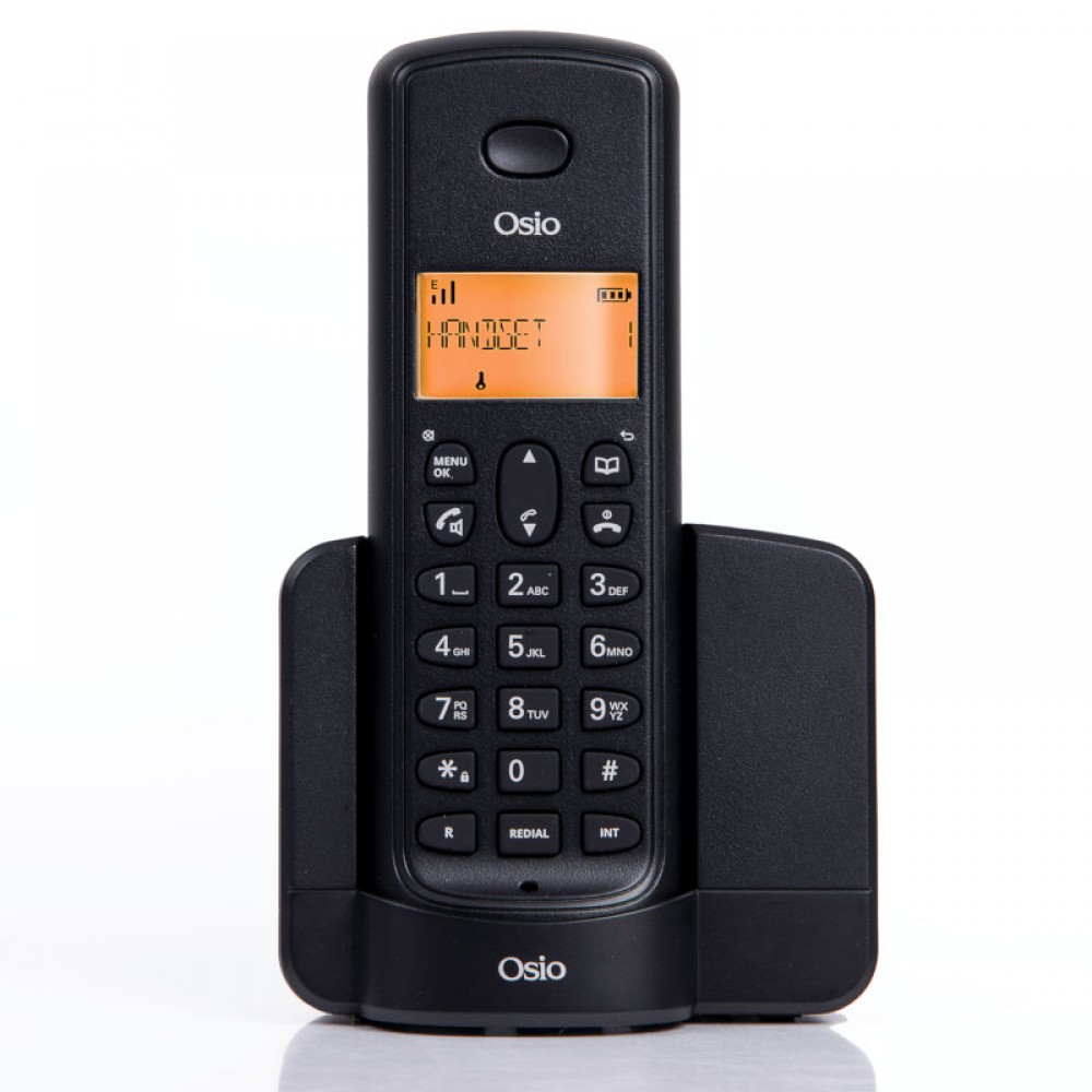 Osio OSD-8910B Μαύρο (Ελληνικό Μενού) Ασύρματο τηλέφωνο με ανοιχτή ακρόαση και 50 μνήμες τηλεφωνικού καταλόγου - OSD-8910B Osio OSD-8910B Μαύρο (Ελληνικό Μενού) Ασύρματο τηλέφωνο με ανοιχτή ακρόαση και 50 μνήμες τηλεφωνικού καταλόγου - OSD-8910B
