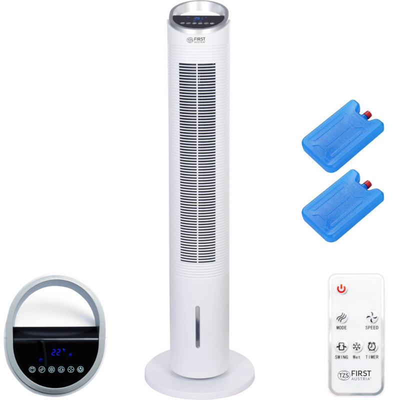 First Austria FA-5560-4 Ανεμιστήρας πύργος δαπέδου και air cooler με πίνακα αφής 102 cm 60 W
