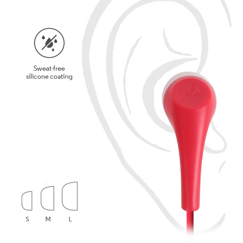 Motorola EARBUDS 2 Red In ear ακουστικά ψείρες Hands Free