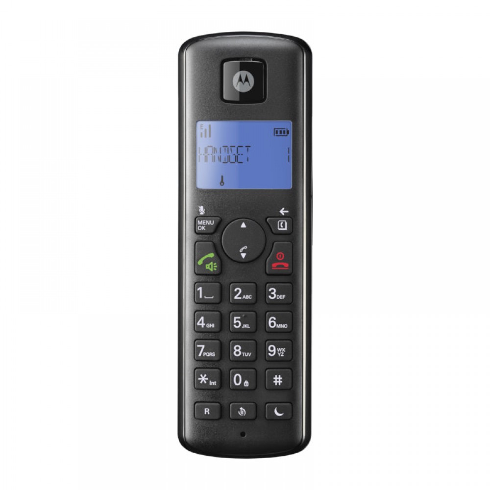Motorola T401+ Black (Ελληνικό Μενού) Ασύρματο τηλέφωνο με φραγή αριθμών, ανοιχτή ακρόαση και Do Not Disturb - Τ401+ BLACK Motorola T401+ Black (Ελληνικό Μενού) Ασύρματο τηλέφωνο με φραγή αριθμών, ανοιχτή ακρόαση και Do Not Disturb - Τ401+ BLACK