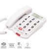 Osio OSWB-4760W Τηλέφωνο με μεγάλα πλήκτρα, ανοιχτή ακρόαση και SOS - OSWB-4760W Osio OSWB-4760W Τηλέφωνο με μεγάλα πλήκτρα, ανοιχτή ακρόαση και SOS - OSWB-4760W