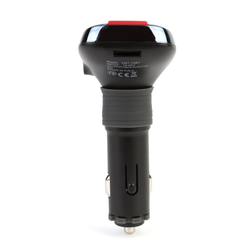 Akai FMT-74BT FM transmitter με Hands Free, φορτιστή αυτοκινήτου, Bluetooth, Aux-In / Out, micro SD, και 2 USB