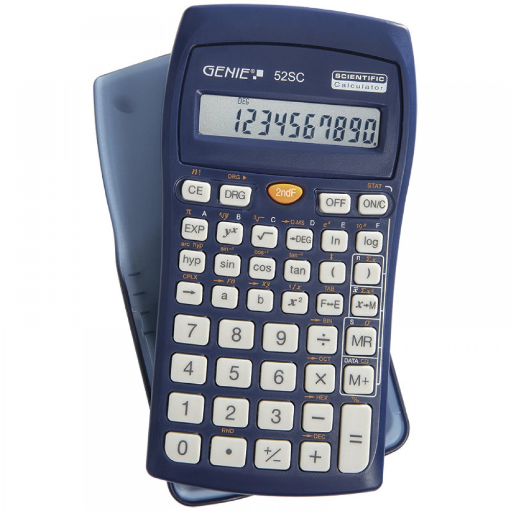 Genie 52 SC Επιστημονική αριθμομηχανή τσέπης - 52 SC Genie 52 SC Επιστημονική αριθμομηχανή τσέπης - 52 SC