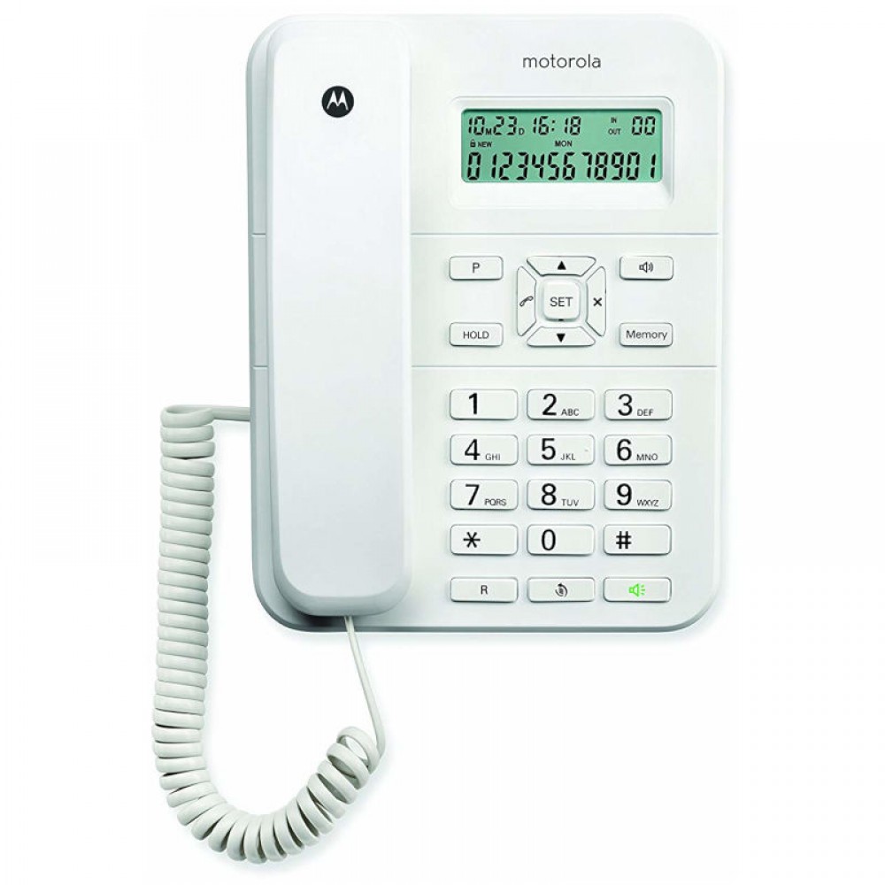 Motorola CT202 Λευκό Ενσύρματο τηλέφωνο - CT202 WHITE Motorola CT202 Λευκό Ενσύρματο τηλέφωνο - CT202 WHITE