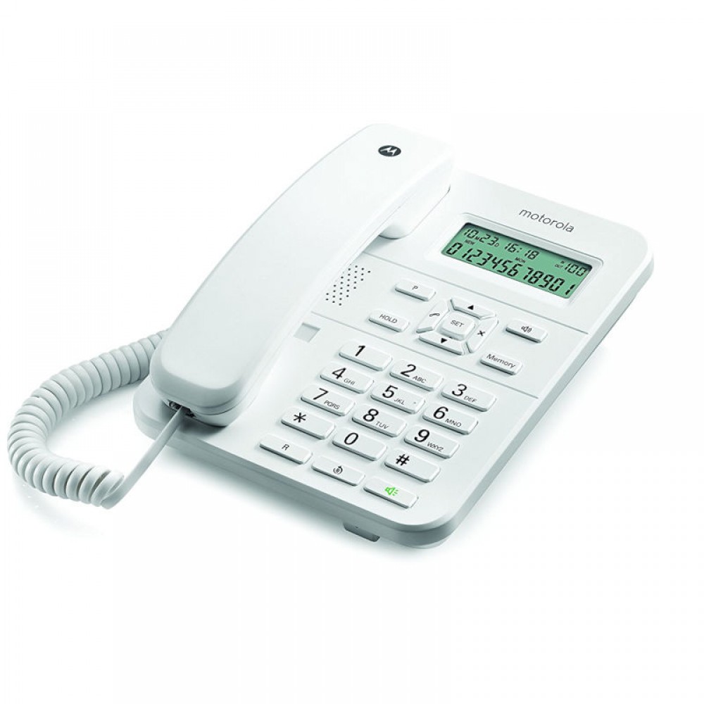 Motorola CT202 Λευκό Ενσύρματο τηλέφωνο - CT202 WHITE Motorola CT202 Λευκό Ενσύρματο τηλέφωνο - CT202 WHITE