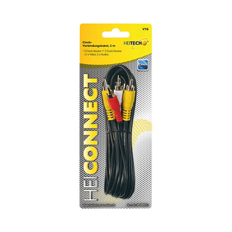 Heitech 09004022 Καλώδιο RCA 2 m