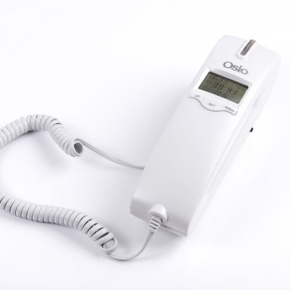 Osio OSW-4650W Λευκό Ενσύρματο τηλέφωνο γόνδολα με οθόνη - OSW-4650W Osio OSW-4650W Λευκό Ενσύρματο τηλέφωνο γόνδολα με οθόνη - OSW-4650W