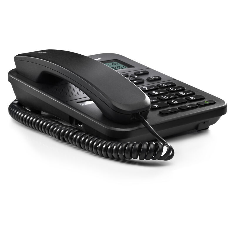 Motorola CT202 Μαύρο Ενσύρματο τηλέφωνο με οθόνη