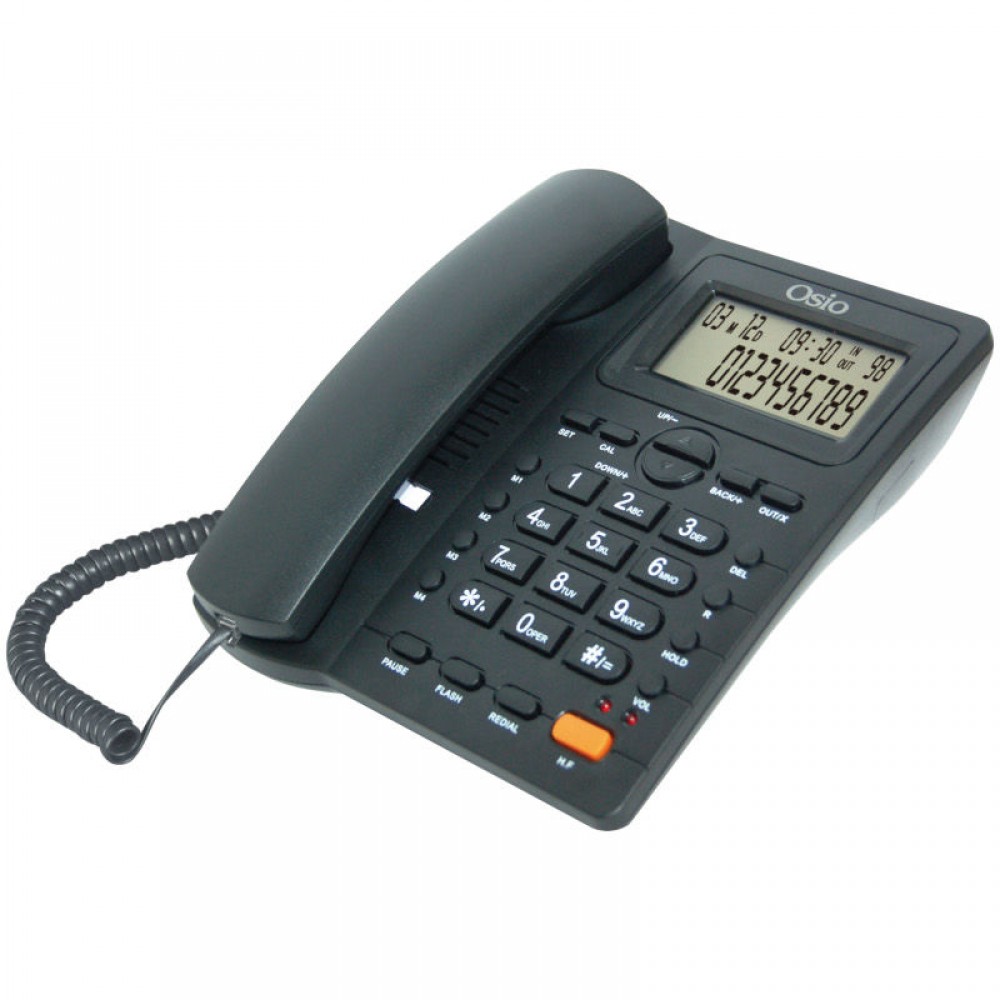 Osio OSW-4710B Μαύρο Ενσύρματο τηλέφωνο με οθόνη - OSW-4710B Osio OSW-4710B Μαύρο Ενσύρματο τηλέφωνο με οθόνη - OSW-4710B