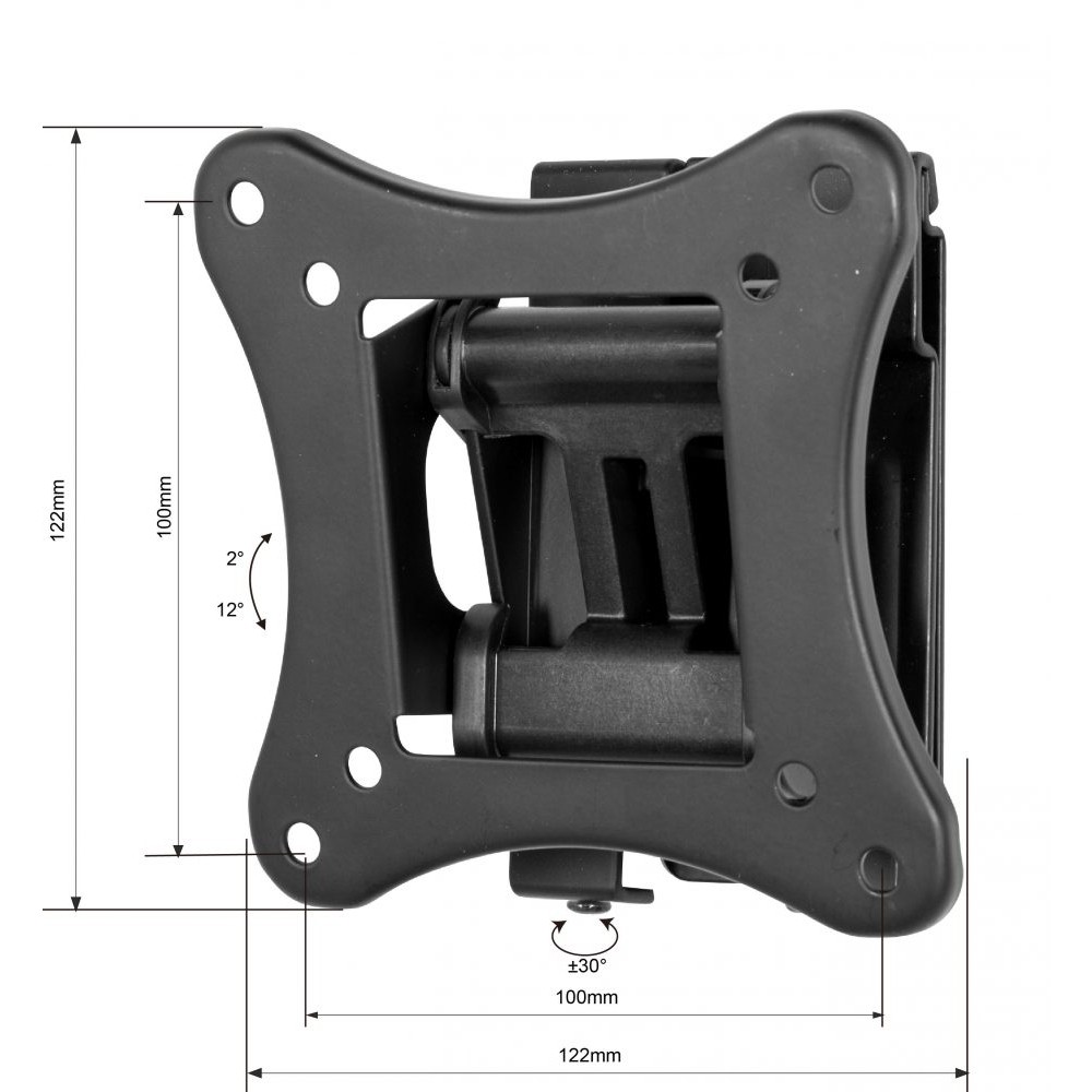 Osio OSM-16 Βάση τηλεόρασης 10″ – 24″ VESA 100 x 100 - OSM-16 Osio OSM-16 Βάση τηλεόρασης 10″ – 24″ VESA 100 x 100 - OSM-16