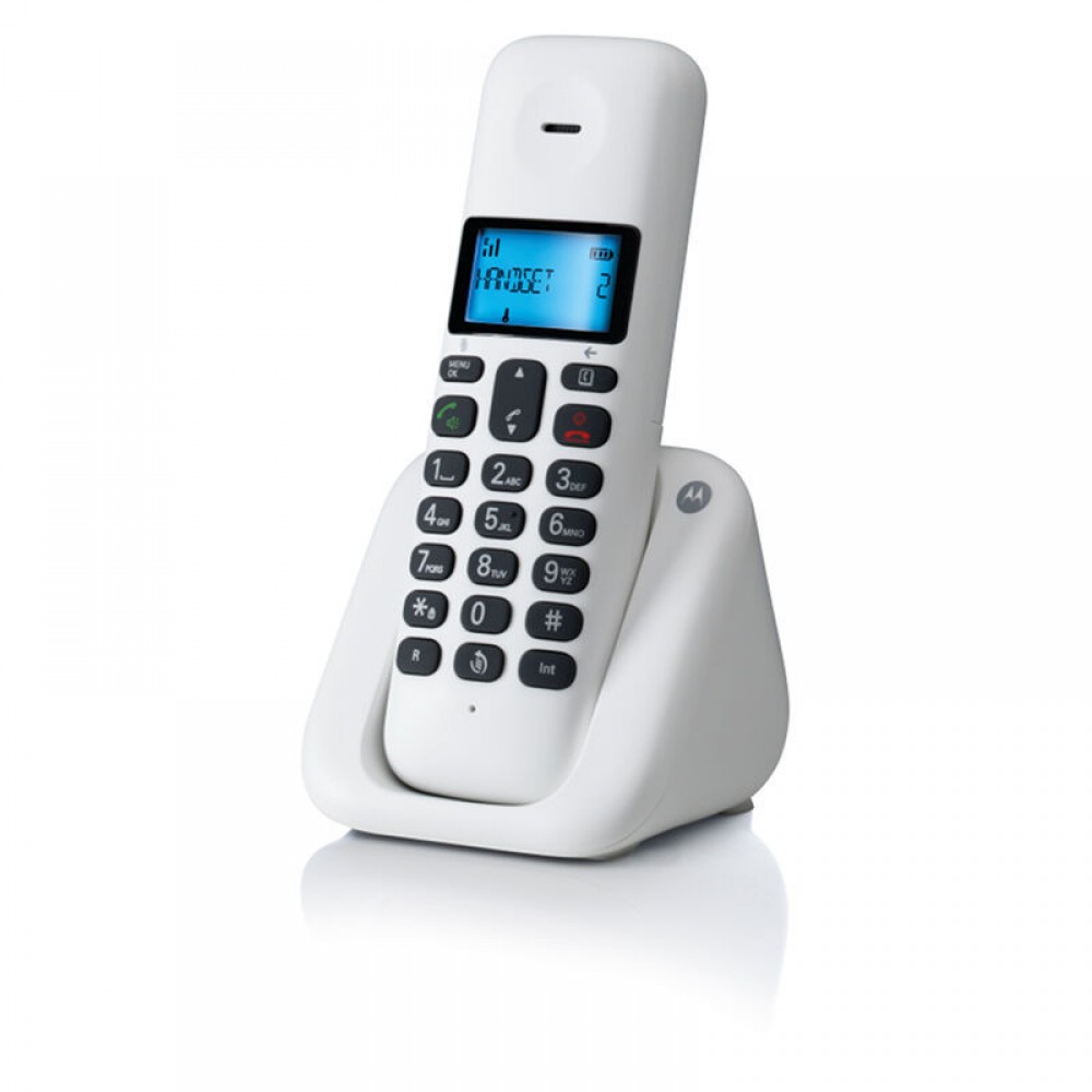 Motorola T301 White (Ελληνικό Μενού) Ασύρματο τηλέφωνο με ανοιχτή ακρόαση - T301W (GR) Motorola T301 White (Ελληνικό Μενού) Ασύρματο τηλέφωνο με ανοιχτή ακρόαση - T301W (GR)
