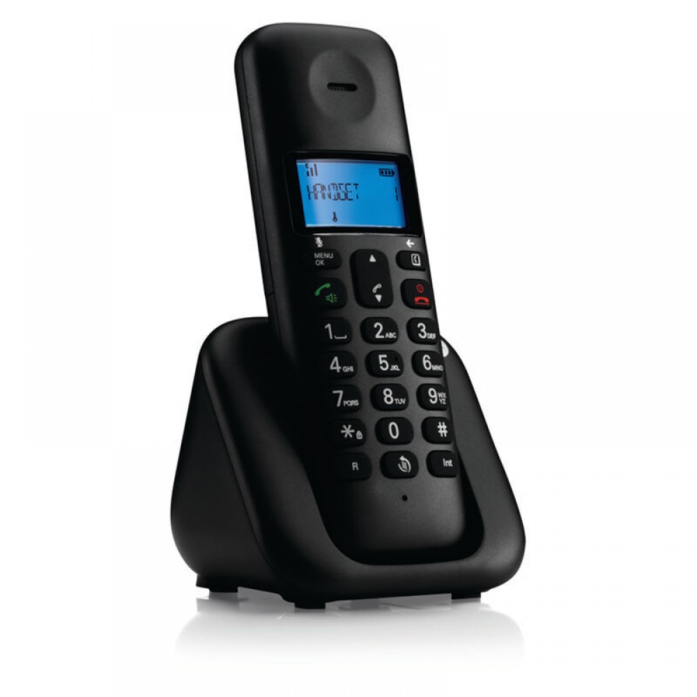 Motorola T301 Black (Ελληνικό Μενού) Ασύρματο τηλέφωνο με ανοιχτή ακρόαση - T301 (GR) Motorola T301 Black (Ελληνικό Μενού) Ασύρματο τηλέφωνο με ανοιχτή ακρόαση - T301 (GR)