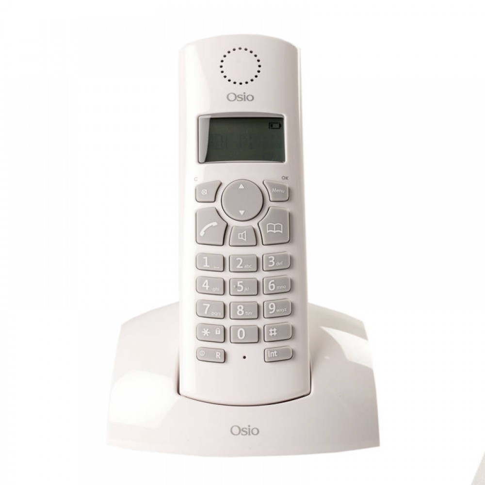 Osio OSD-8610GW Λευκό (Ελληνικό Μενού) Ασύρματο τηλέφωνο με ανοιχτή ακρόαση - OSD-8610GW Osio OSD-8610GW Λευκό (Ελληνικό Μενού) Ασύρματο τηλέφωνο με ανοιχτή ακρόαση - OSD-8610GW