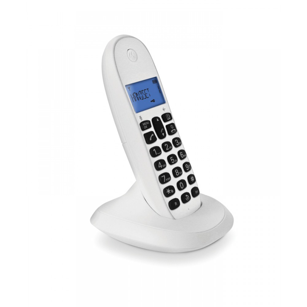 Motorola C1001LB Λευκό (Ελληνικό Μενού) Ασύρματο τηλέφωνο - C1001LB White Motorola C1001LB Λευκό (Ελληνικό Μενού) Ασύρματο τηλέφωνο - C1001LB White