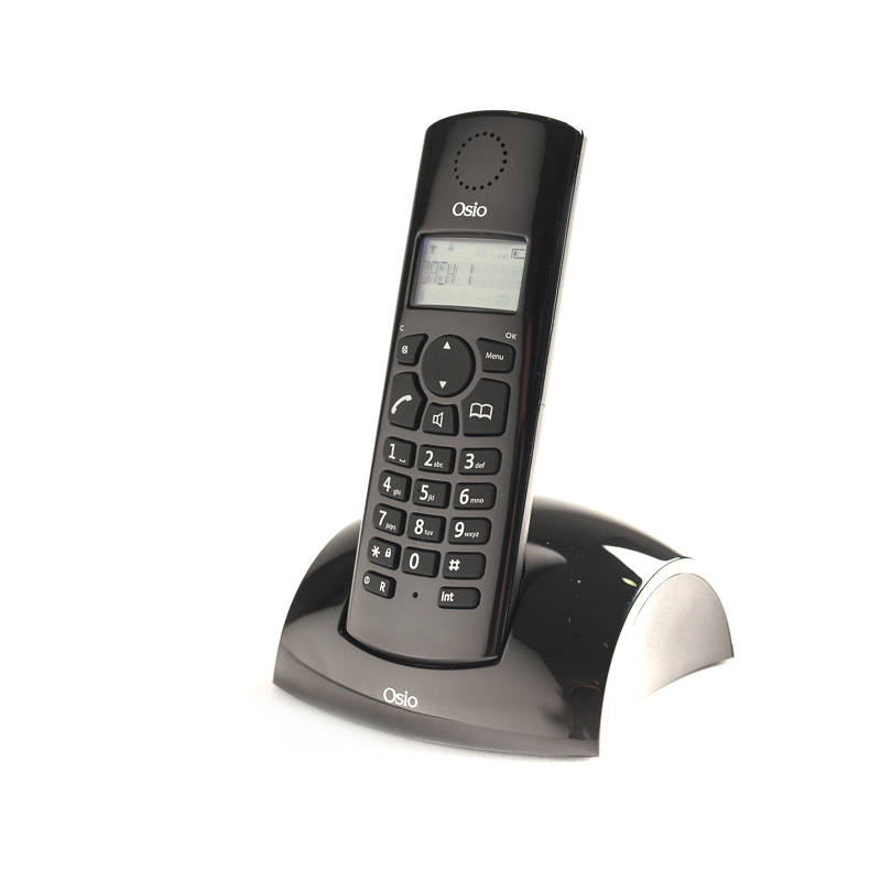 Osio OSD-8610 Μαύρο (Ελληνικό Μενού) Ασύρματο τηλέφωνο με ανοιχτή ακρόαση