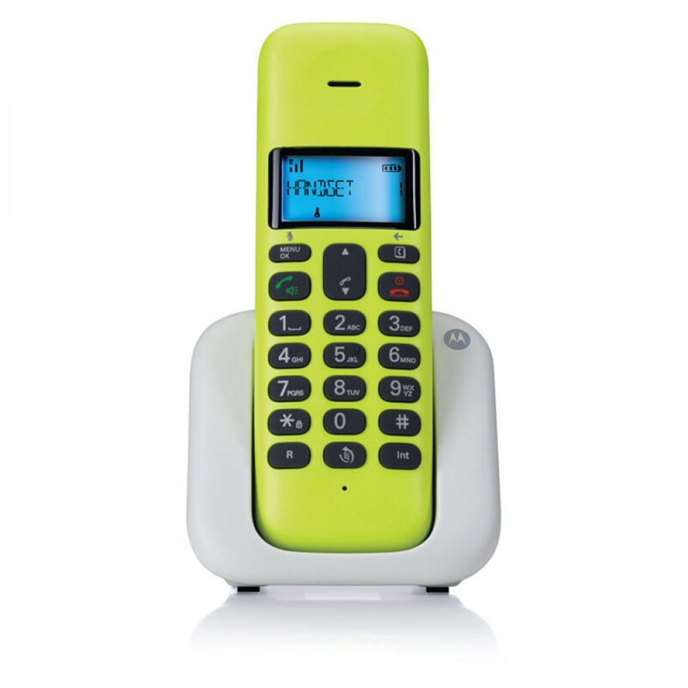Motorola T301 Lime Lemon (Ελληνικό Μενού) Ασύρματο τηλέφωνο με ανοιχτή ακρόαση - T301 LEMON LIME Motorola T301 Lime Lemon (Ελληνικό Μενού) Ασύρματο τηλέφωνο με ανοιχτή ακρόαση - T301 LEMON LIME